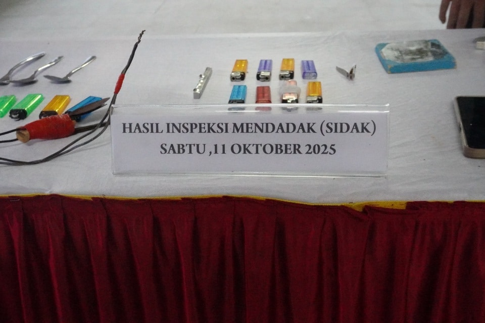 Wujudkan WBK, Rutan Depok Lakukan Sidak Gabungan Demi Keamanan Warga Binaan 1 Rutan Depok