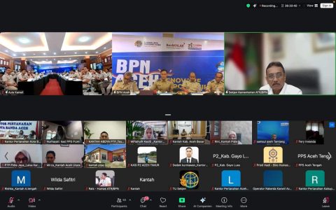 Sekjen ATR/BPN Minta Jajaran Kanwil Aceh Jaga Kesinambungan Program di 2026