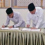 Percepat Legalisasi Aset, Menteri ATR/BPN Teken MoU KKN Pertanahan di Palu