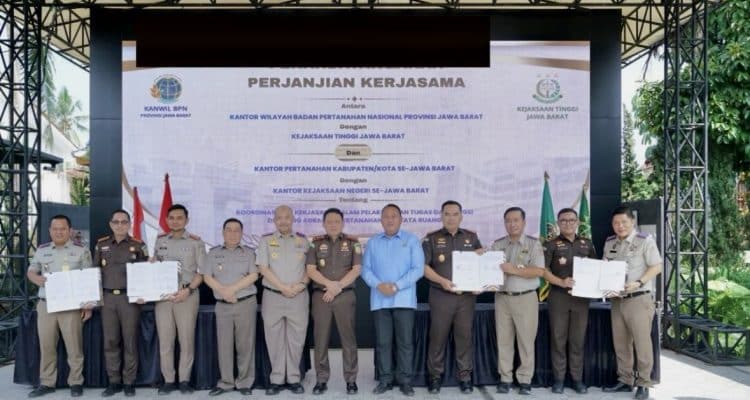 Wujudkan Kepastian Hukum, BPN Jabar dan Kejati Pererat Kerja Sama
