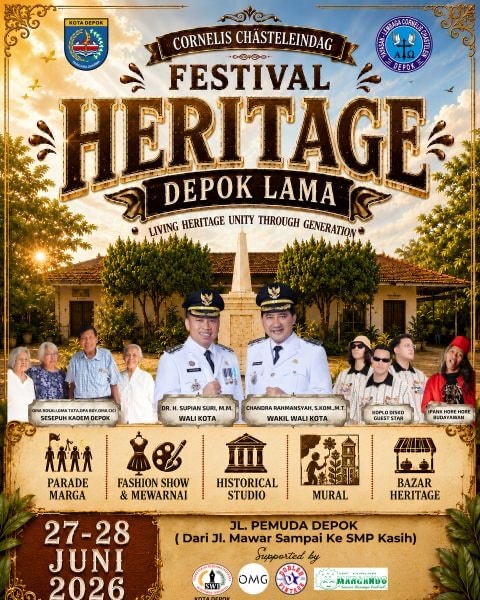 Nostalgia Sejarah, Festival Depok Heritage Siap Digelar di Kawasan Depok Lama