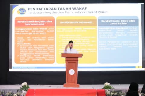 Cegah Konflik, Kesadaran Sertipikasi Tanah Wakaf Terus Meningkat