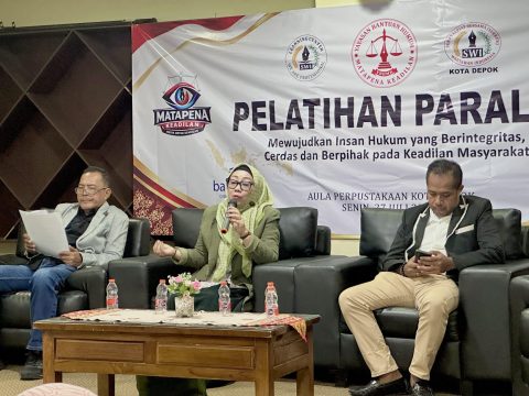 YBH Matapena Keadilan dan SWI Depok Gelar Pelatihan Paralegal untuk Wartawan