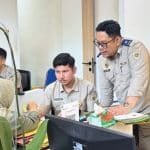 Pejabat Pengawas Kantah Kota Depok Pantau Langsung Alur Pelayanan Loket